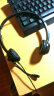 电音 笔记本电脑有线耳机 头戴式带麦 单孔耳麦二合一适用联想华硕惠普戴尔苹果专用一体机PC耳麦带话筒 黑色-双插头版-台式电脑/双孔笔记本 晒单实拍图