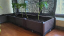 漫德莱 塑料花盆花器阳台楼顶蔬菜种菜盆 种菜箱 种植箱(三联需57L土) 实拍图