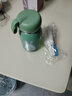 SVREG304不锈钢迷你保温杯女士高颜值学生可爱便携小容量水杯320ml 绿色+免费定制 不显温+2张贴纸 实拍图