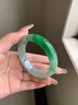 慕公子“帝王阳绿”糯冰种缅甸翡翠玉手镯子飘花镯子半山水翡翠(处理） 【断货王】“帝王阳绿”翡翠手镯 58mm-59mm（现货现发） 实拍图