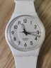 斯沃琪（Swatch）瑞士手表 纯白之光2.0 情人节礼物简约石英表SO28W107-S14 实拍图