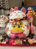 吉善缘 陶瓷招财猫摆件存钱罐 客厅店铺公司办公室装饰开业乔迁工艺礼品 9寸千金万两 实拍图