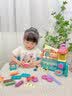 企驭儿童过家家玩具女孩子彩泥冰淇淋机手工DIY橡皮泥模具生日礼物 84件【桌布+围裙+收纳袋】36彩泥 实拍图