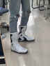 BENKIA摩托车骑行靴拉力越野竞技赛车鞋保暖防摔骑行鞋男四季铁骑 208凌冽白赛道版+手提袋 43 实拍图
