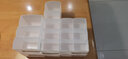 家の物语（KATEI STORY） 日本进口内衣内裤收纳盒塑料抽屉分隔储物袜子收纳盒桌面小物件 6分格 实拍图