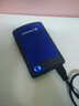 创见（Transcend）移动硬盘 USB3.1高速机械硬盘 2.5英寸高速 轻薄 便携耐用抗震保护 USB3.1 Gen1 25H3系列 蓝色 1TB 实拍图