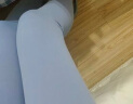 生活秀（Livex）瑜伽裤女舞蹈服跑步鲨鱼运动健身裤速干裸感紧身裤长款 灰湖蓝 M  实拍图