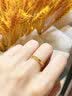 中国黄金（CHINA GOLD）黄金戒指女足金四叶草戒指首饰素圈指环生日七夕礼物送女友老婆 足金戒指-约2g【情人节礼盒】 实拍图