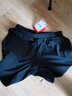李宁男装专业比赛服羽毛球系列男子弹力抽绳比赛裤运动短裤AAPR079 黑色-3 L 实拍图