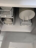 品芝 厨房柜内碗盘架可抽拉内置碗碟沥水架台面碗柜晾放篮收纳置物架 45C单层碗架带叠加框 实拍图