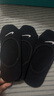 耐克(NIKE)袜子男女同款 吸汗透气运动袜 船袜三双装SX4863-010黑S 实拍图