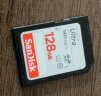 闪迪（SanDisk）高速SD存储卡CLASS10单反相机微单电视内存卡行车记录仪大卡 SDXC 128G（读取高达140MB） 实拍图