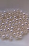 滴水成珠南珠世家圆形淡水珍珠散珠裸珠半孔珠吊坠耳环戒指首饰手工diy用 4-5mm白色珍珠 实拍图