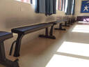 康斯特（KANGSITE）哑铃凳健身房专业大平凳仰卧起座腹肌板家用卧推夹胸飞鸟健身器材 黑色【加宽加长承重500kg】 实拍图