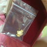 中国黄金（CHINA GOLD）十二生肖蛇黄金吊坠女足金项链送女友老婆生日礼物 可爱猴 约2.2g（赠金色银链） 实拍图