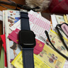 istrap苹果手表表带真皮爱马仕同款牛皮适用apple watch手表带S11/10/9/8/7/6/SE男女士iWatch ultra2/3 深蓝蓝线丨银色配件 44/45/46MM表盘【适用Wa 实拍图
