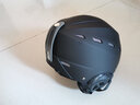 酷峰 专业滑雪头盔男女儿童成人滑雪装备雪盔保暖安全帽护具单板双板 炫酷黑（无雪镜） M码（头围55-58CM） 实拍图