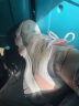 斯凯奇（Skechers）新款女鞋怪兽甜心情侣鞋老爹鞋撞色炫彩熊猫鞋子 白色 99999693-WGPK /灰色/粉红色 36.5 晒单实拍图