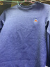 MQD童装保暖内衣套装男童加绒加厚冬季儿童男孩保暖衣学生北京蓝160 实拍图