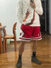 MITCHELL & NESS复古球裤 SW球迷版 NBA公牛队篮球裤子97赛季 MN男网眼运动短裤 红色 L 晒单实拍图
