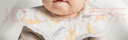 bc babycare婴儿口水巾纯棉纱布三角巾围嘴围兜一次性柔软小方巾防水便携饭兜 斯纳德小鹿【花瓣口水巾-20片】 实拍图