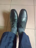 赛曼蝶三接头皮鞋三尖头皮鞋民用皮鞋三节头男士保安执勤皮鞋正装商务皮 实拍图
