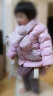 戴维贝拉（DAVE＆BELLA）冬季装新款女童90绒羽绒服 宝宝加厚羽绒衣 灰粉色 100cm(4Y(建议身高90-100cm)) 晒单实拍图