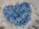 花旺鲜花速递花礼碎冰蓝玫瑰表白送女友爱人生日礼物女同城配送当日达 【海洋之心】99朵碎冰蓝|dy404 实拍图