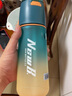 NEWB喷雾水杯男女儿童学生运动水壶高颜值网红夏季上学健身饮用杯子 【更快到】蓝色600ml 实拍图