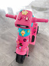 RollplayRollplay如雷儿童电动车男女孩摩托车易携带可坐人童车生日礼物 芭比粉摩托车 实拍图