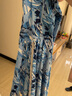 ibaby沙滩防晒衣 夏季女男童外套防晒服轻薄防紫外线亲子印花防晒C【 【儿童防晒】蓝色风暴（120码） 实拍图