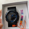 时刻美（skmei）多功能户外运动手表儿童青少年电子表学生手表手环1688黑蓝色 实拍图