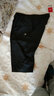 特步运动套装男装短袖速干梭织跑步七分裤健身宽松休闲男自选组合T恤 【单件裤子】/黑 3XL /190 实拍图