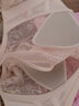 安致儿 文胸薄款内衣女性感大码显小收副乳胸罩透明蕾丝聚拢无钢圈超薄 肤色+深灰 80B （36=80BCD通杯） 实拍图