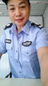 迪伽洛保安服短袖衬衫制服门卫物业酒店执勤服夏天户外训练服可定制 蓝色短袖+裤子+标贴 175/XL 实拍图