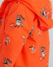 安奈儿童装男童风衣保暖两件套新款可爱印花连帽外套摇粒绒内衬套装 橙白花 110cm 晒单实拍图