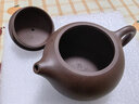 古往今来 宜兴原矿纯全紫砂壶名家手工泡茶壶家用功夫茶具套装 球孔西施壶 [经典截盖]150ml独饮小品 150ml 实拍图
