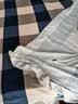 雅鹿 7斤加厚牛奶绒四件套法兰绒珊瑚绒床单裙冬季被套双面床上用品 大蓝格wq 1.8m床四件套 床裙款 （被套200*230cm） 实拍图
