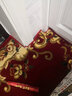 万腾 欧式剪花长条地毯卧室床边毯长方形家用过道走廊地毯门口进门入户玄关门厅地毯厨房加厚满铺阳台飘窗毯 1255R 1000*2000mm 实拍图
