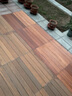 ANGEL DECK 户外阳台实木防腐木定制龙骨地板调节架空活动地板595*295*32mm 59.5*29.5*3.2cm地板（长宽厚） 实拍图