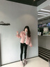 公猴雪地靴女加绒棉鞋内增高短靴面包一脚蹬春季厚底棉靴 沙色 37 实拍图