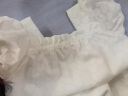 迪士尼（Disney）品牌童装女宝宝连体衣夏季薄款新生婴儿衣服满月短袖哈衣爬服夏装 白色爱心短/袖哈衣 66cm 晒单实拍图