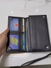 WILLIAMPOLO保罗男士卡包多卡位手拿简约卡包百搭真皮长款钱包男卡片包多功能 黑色荔枝纹  防盗刷头层牛皮 实拍图