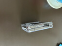 毕亚兹适用三星z flip5/w24flip手机壳 ZFlip5/W24 Flip保护套 全包防摔轻薄散热清爽透明硬壳JK359-透明 实拍图