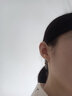 七度（SEVEN DEGREE）银耳环莫比乌斯环银耳扣气质银耳钉百搭耳饰圆圈节日礼物送女友 实拍图