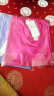 艾路丝婷夏装新款T恤女短袖上衣韩版修身体恤TX3560 玫瑰红色 XL 实拍图