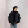 仕季羽绒服男女情侣潮牌外套新款冬季羽绒服加厚保暖防寒服青少年男装 黑色（此款偏大，建议拍小一码） XL 实拍图