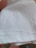 米子旗短袖t恤女国潮风2023新款夏季纯棉半袖体恤白色ins风韩版 蓝字6915胸前大 白色 L 110-120斤 晒单实拍图