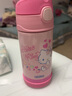 膳魔师（THERMOS） kitty保温杯女士儿童便携直饮杯小学生可爱凯蒂猫不锈钢水杯子 F4011-KTCP 350毫升吸管杯 实拍图
