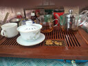九楼阁 景德镇陶瓷小号天青釉陶瓷盖碗茶杯三才碗功夫茶具 竹秀石清 泡沫安全包装 实拍图